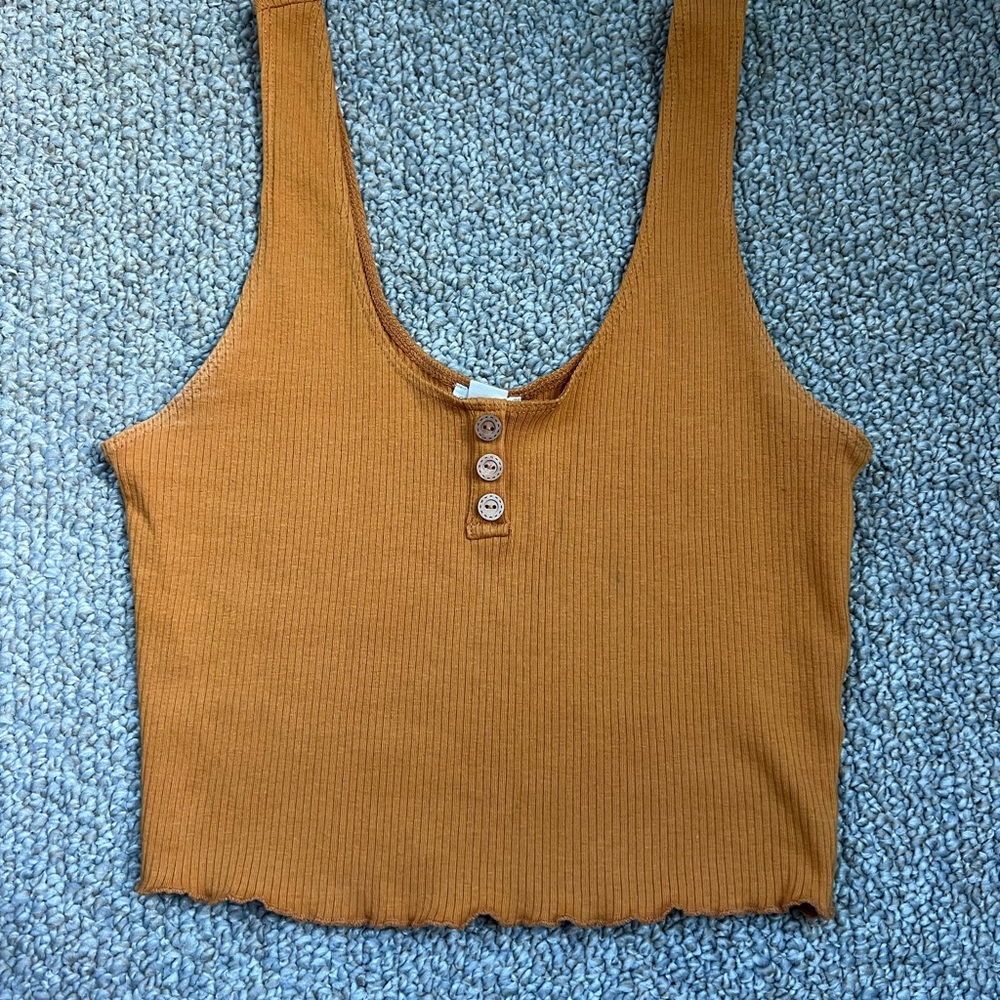 Orange tank top